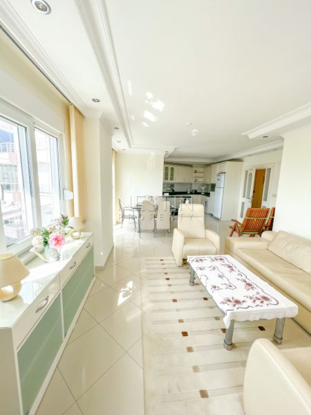 Квартира 3+1 в центре Алании в 650 метрах от Средиземного моря. фото 9