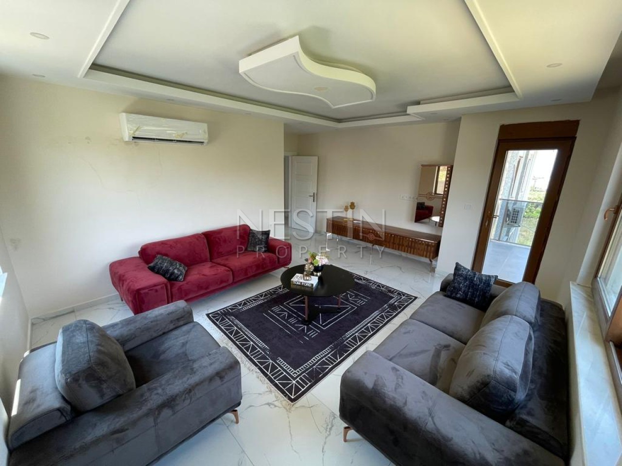 Квартира дуплекс 4+1 в районе Авсаллар в 900 м от Средиземного моря фото 4