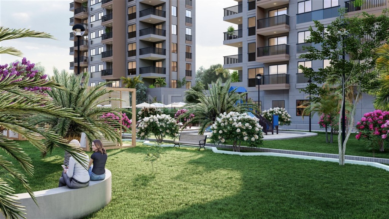 Квартира 1+1 в городе Мерсин в районе Мезитли в 200 м от Средиземного моря фото 4