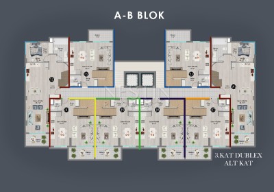 Квартира 1+1 в районе Оба в 800 м от Средиземного моря фото 20