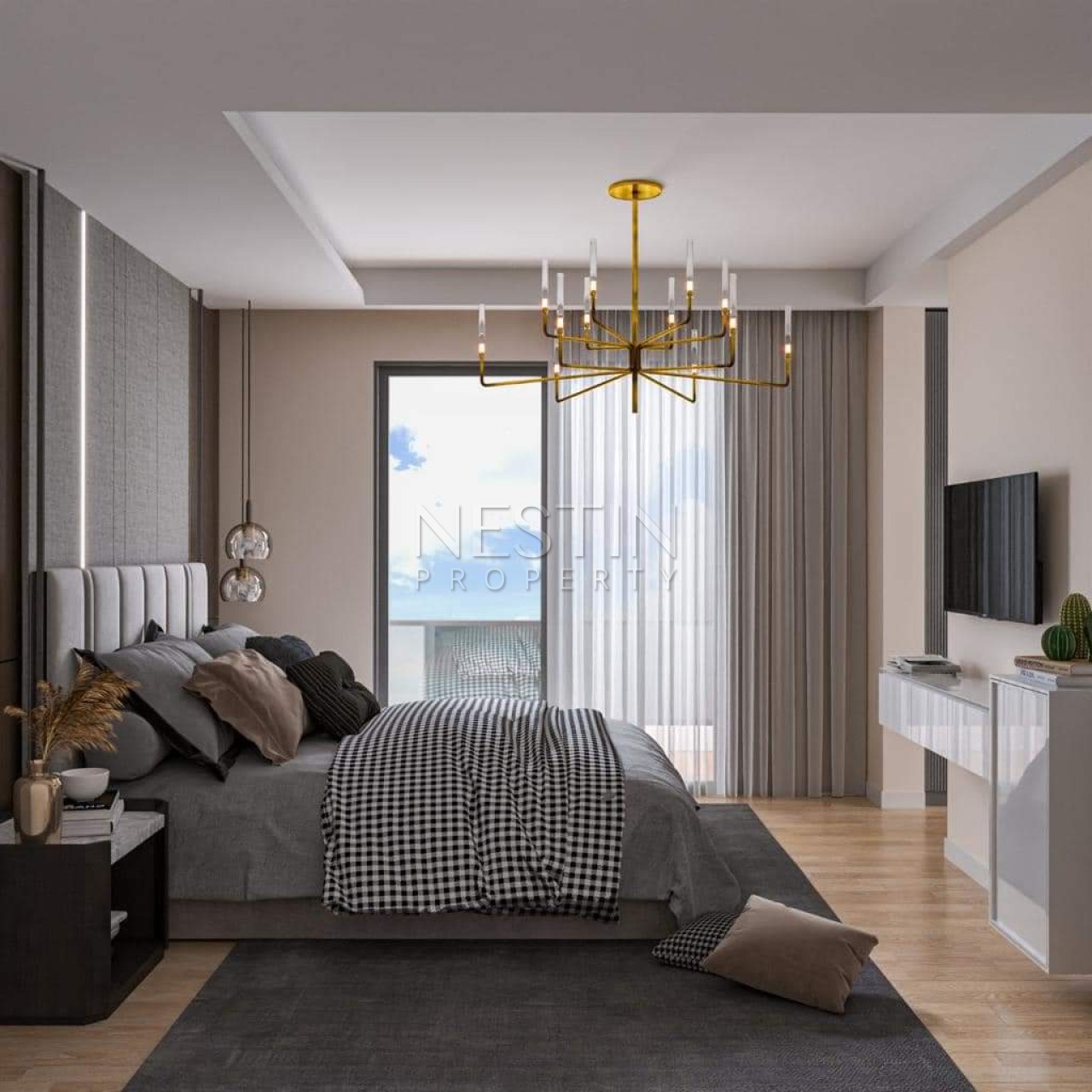 Квартира 1+1 в городе Мерсин в районе Арпачбахшиш в 300 м от Средиземного моря фото 16