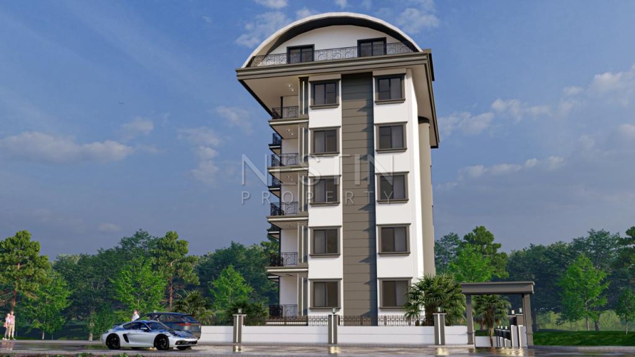 Квартира 1+1 в районе Авсаллар на стадии строительства фото 5