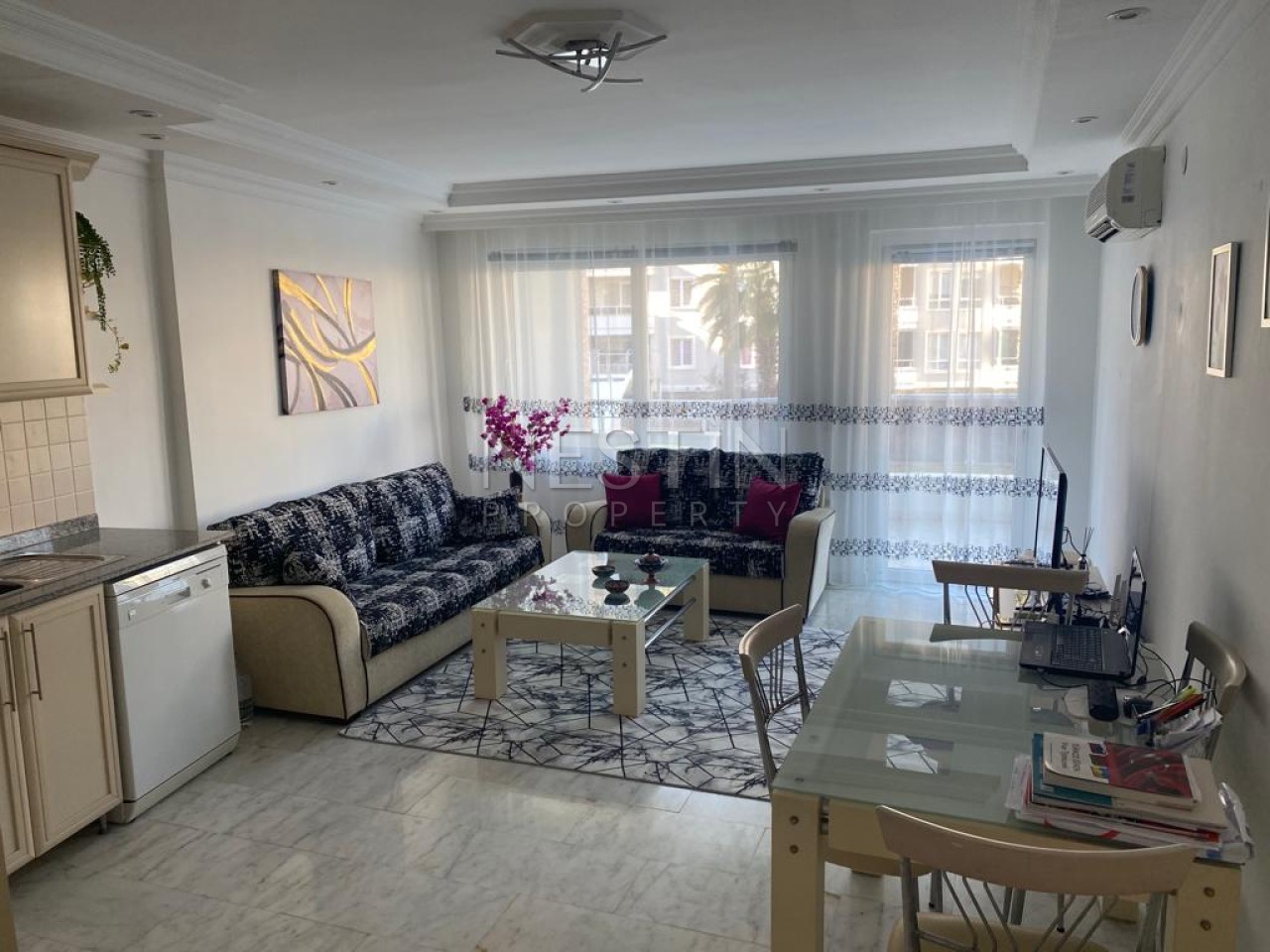 Квартира 2+1 в районе Тосмур в 500 м от Средиземного моря фото 4