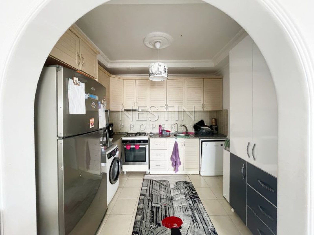 Квартира 2+1 в районе Тосмур в 400 метрах от Средиземного моря. фото 5