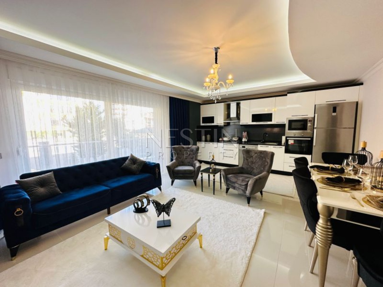 Квартира 2+1 в районе Тосмур в 400 метрах от Средиземного моря фото 3