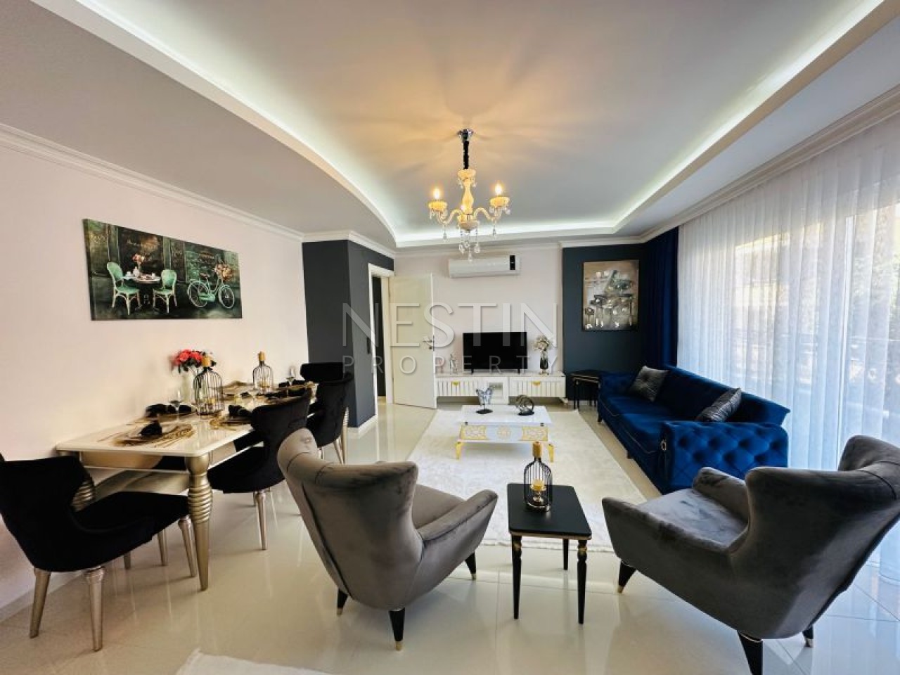 Квартира 2+1 в районе Тосмур в 400 метрах от Средиземного моря фото 6