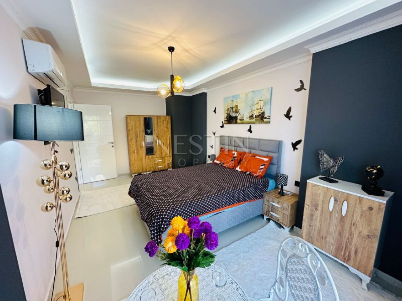 Квартира 2+1 в районе Тосмур в 400 метрах от Средиземного моря фото 12