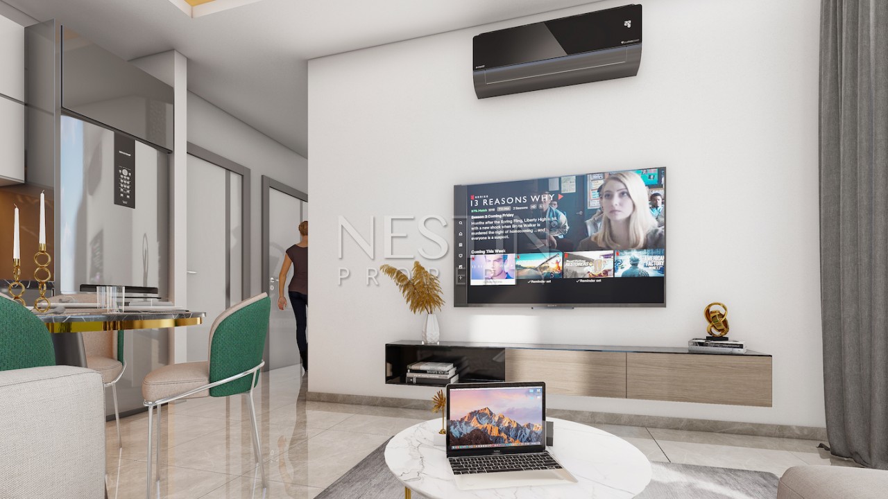 Новый проект на стадии строительства в районе Паяллар в 800 м от Средиземного моря фото 11