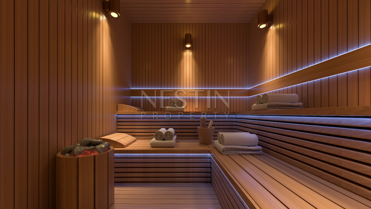 Новый жилой комплекс на стадии строительства в районе Каргыджак в 300 м от Средиземного моря фото 16