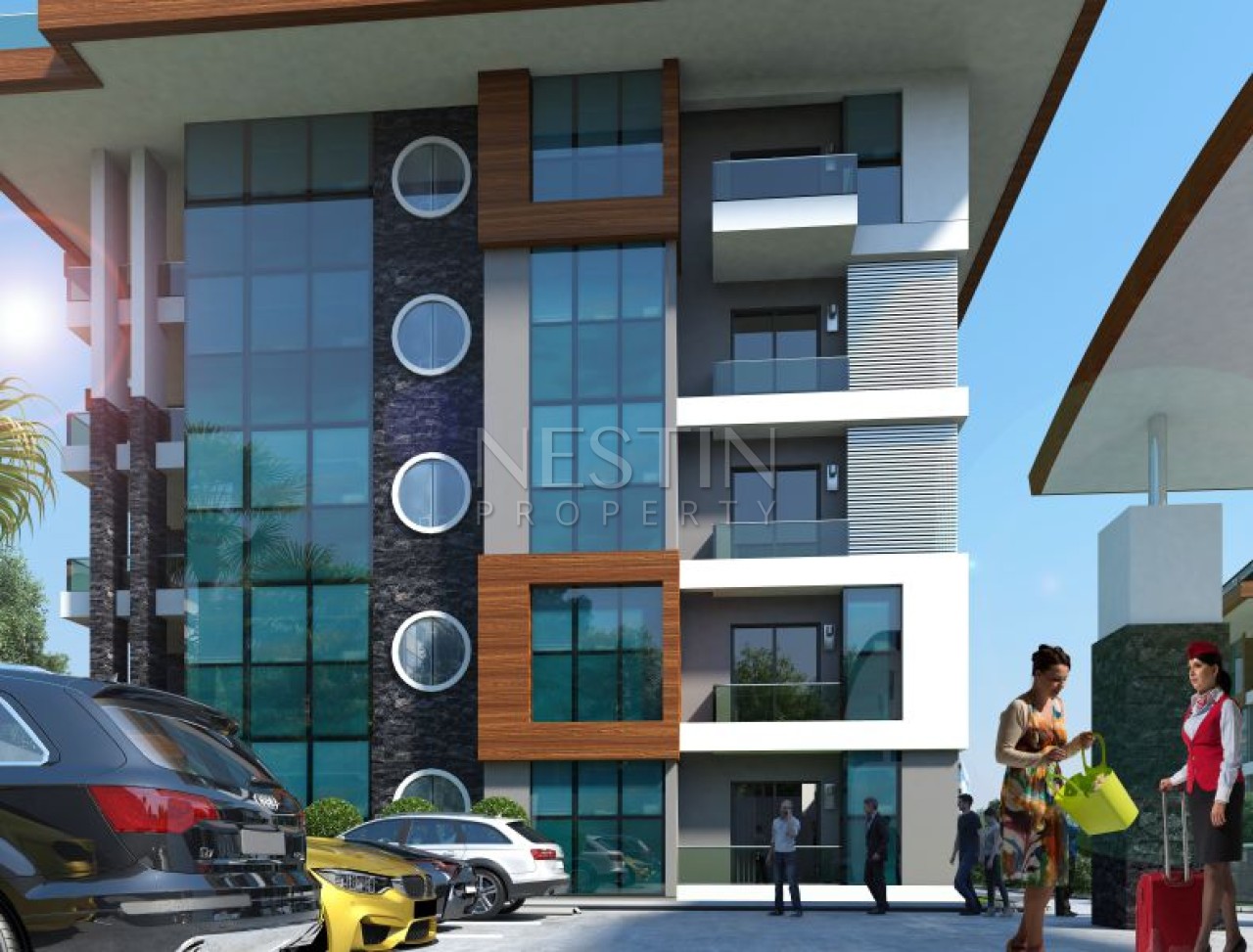 Новый строящийся жилой комплекс в районе Кестель в 2000 м от Средиземного моря. фото 2