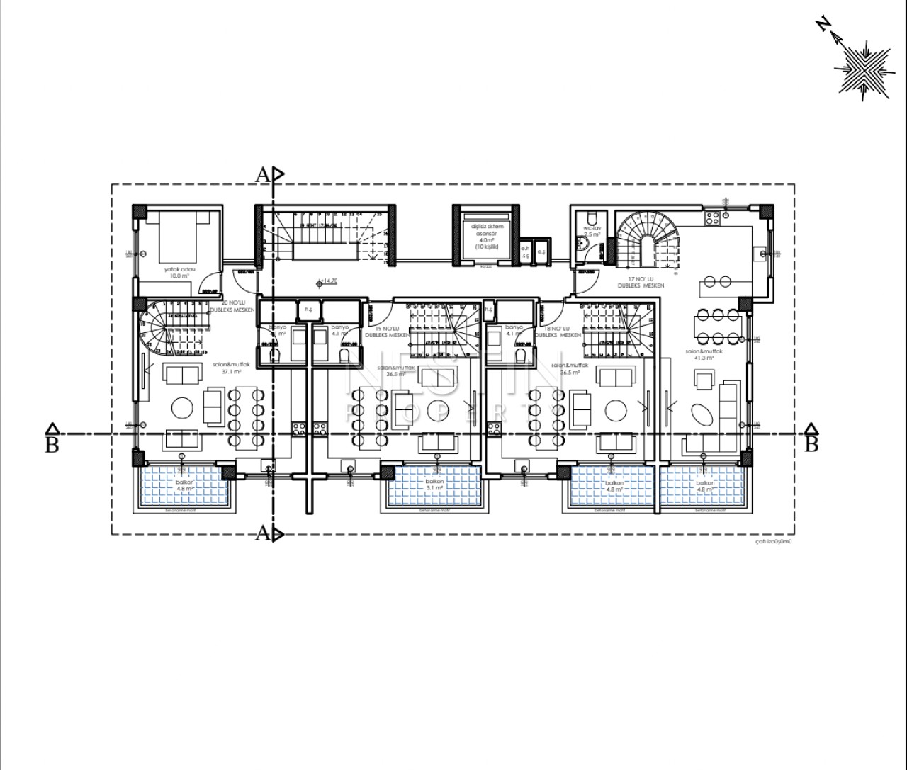 Новый жилой комплекс на стадии строительства в районе нижней Обы в 300 м от Средиземного моря фото 7
