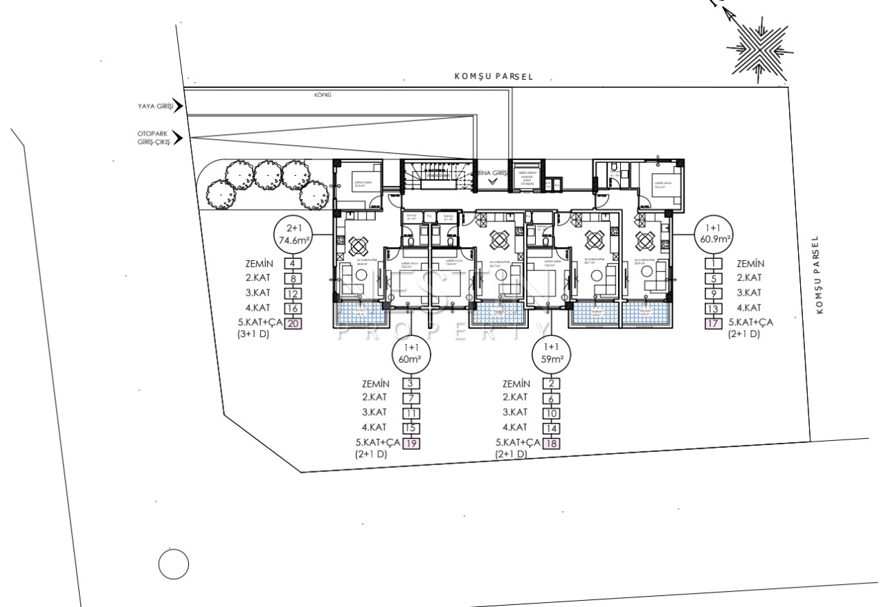 Новый жилой комплекс на стадии строительства в районе нижней Обы в 300 м от Средиземного моря фото 8