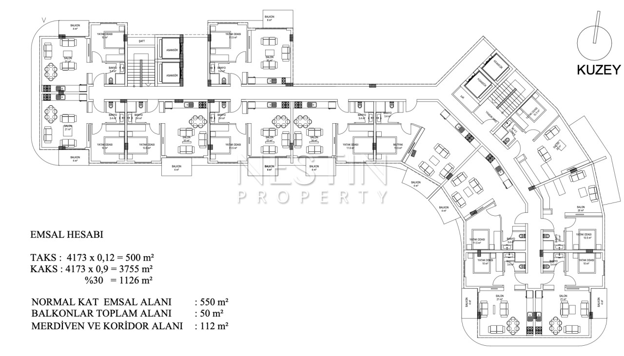 Новый проект на стадии строительства в городе Газипаша в 800 м от Средиземного моря фото 11