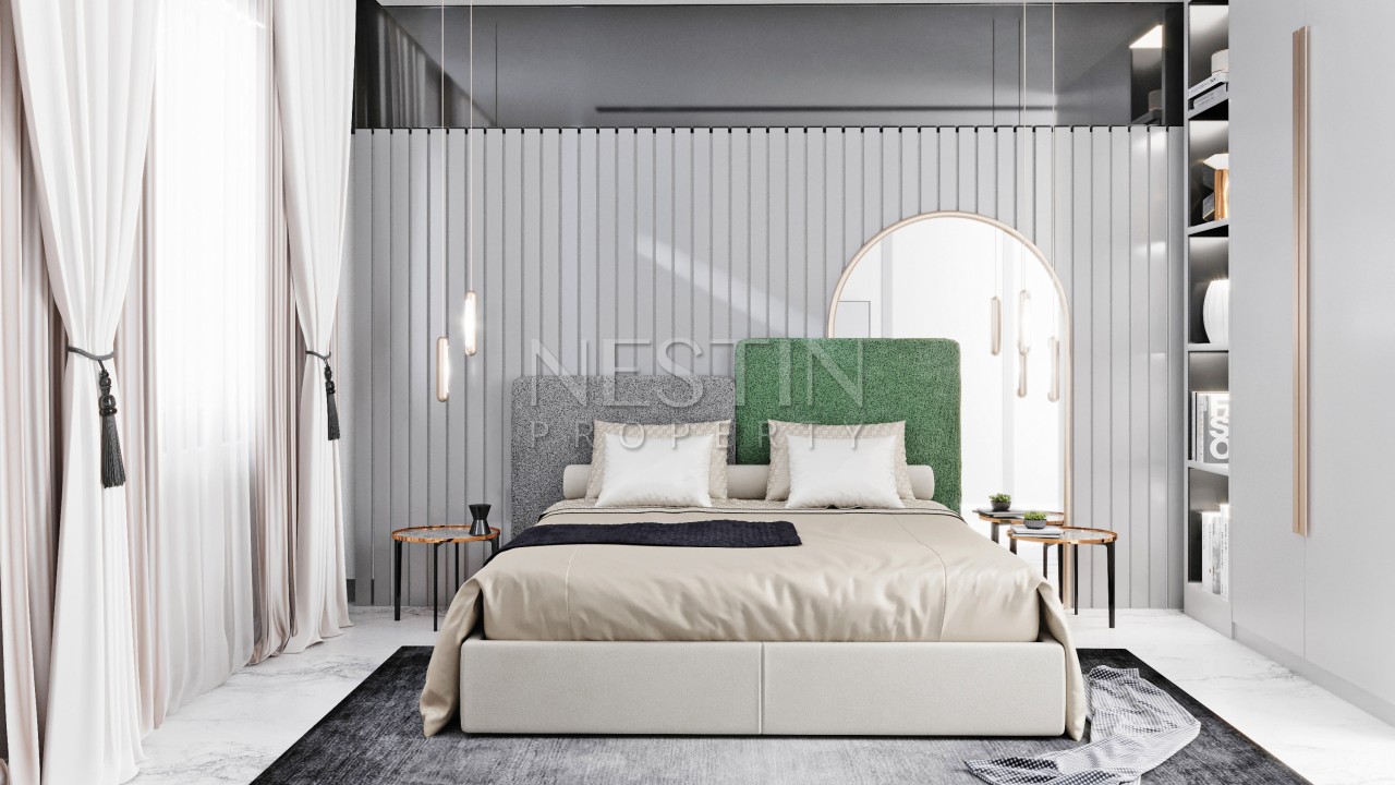 Новый жилой комплекс на стадии строительства в городе Газипаша в 1300 м от Средиземного моря фото 30