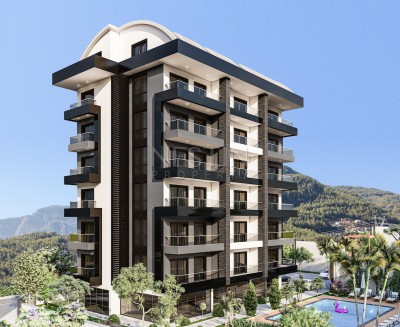 Новый жилой комплекс на стадии строительства в районе Демирташ фото 1