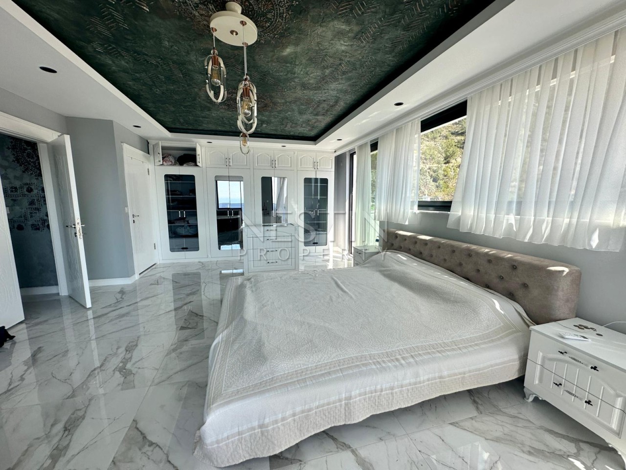 Вилла 4+1 в районе Авсаллар с видом на море и горы фото 10