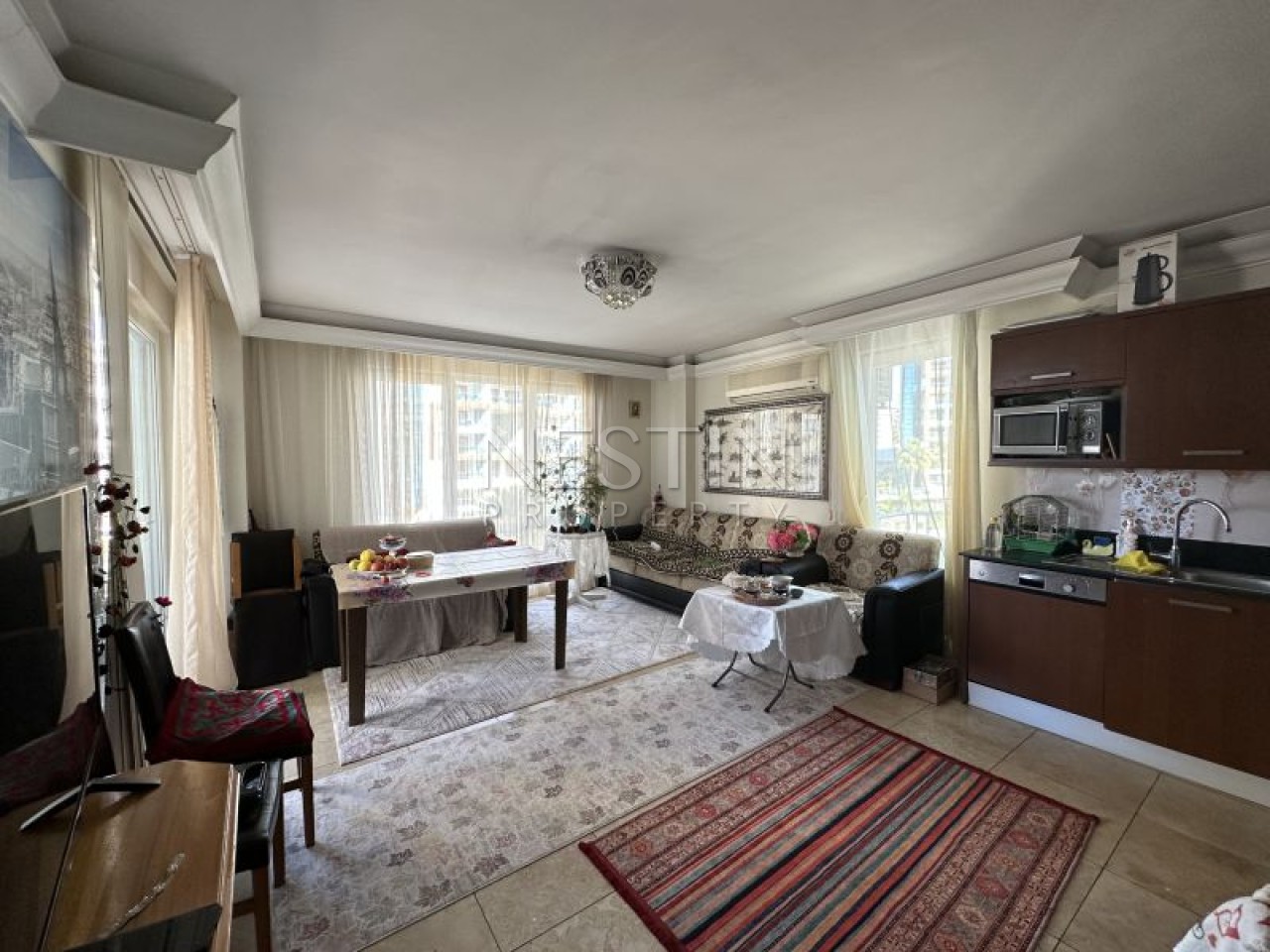 Квартира 2+1 в районе Джикджилли в 700 м от Средиземного моря. фото 8