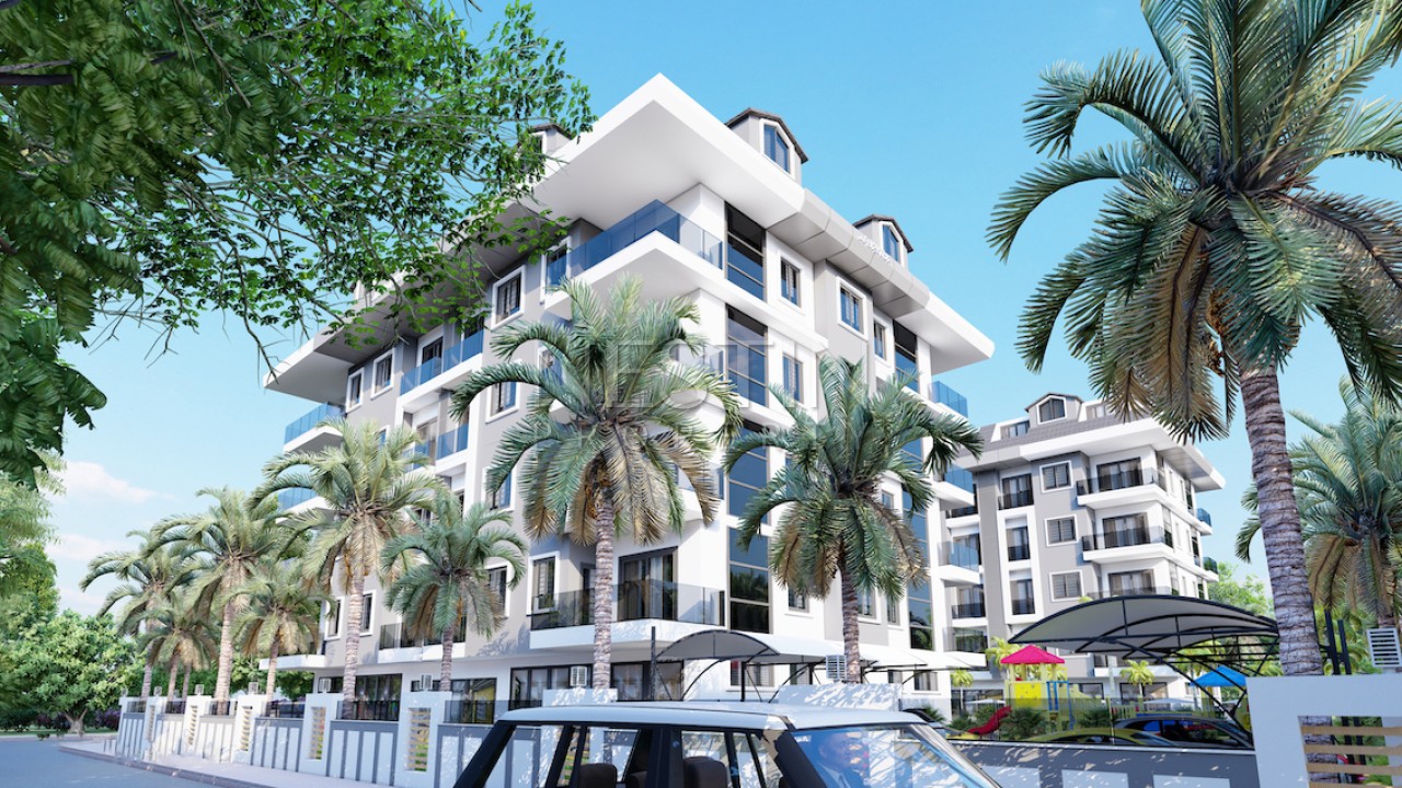 Новый ЖК на стадии строительства в районе Окурджалар в 230 метрах от Средиземного моря фото 3