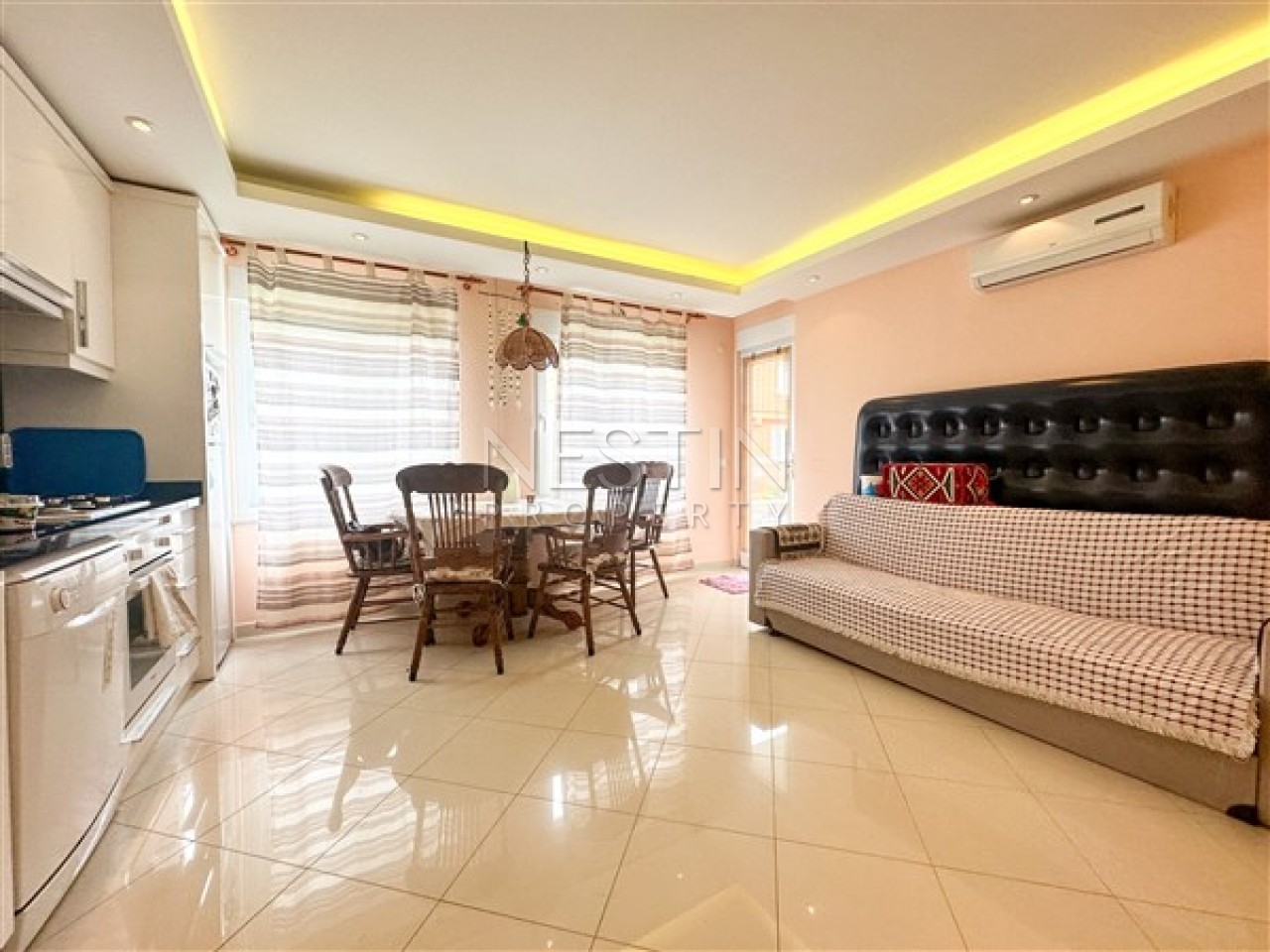 Квартира 1+1 в районе Оба в 200 м от Средиземного моря фото 4