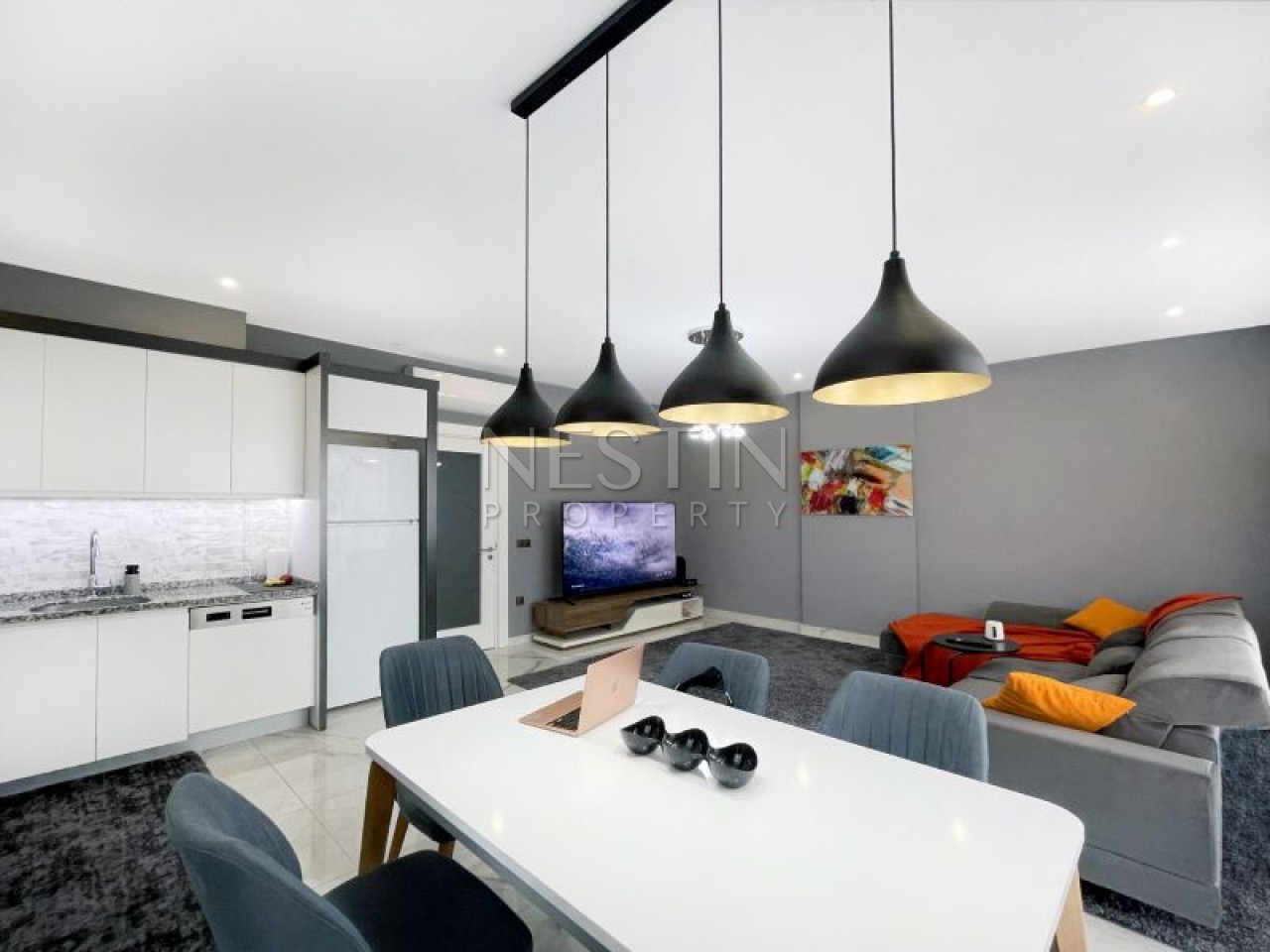 Kвартирa 2+1 в центре Алании в 600 м от Средиземного моря. фото 5