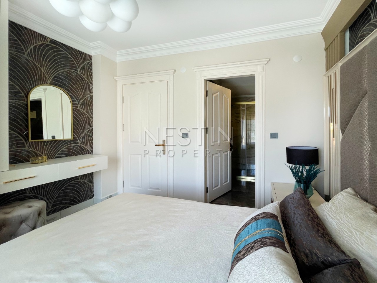 Вилла 3+1 в центре города Аланья в районе Тепе с видом на море фото 15