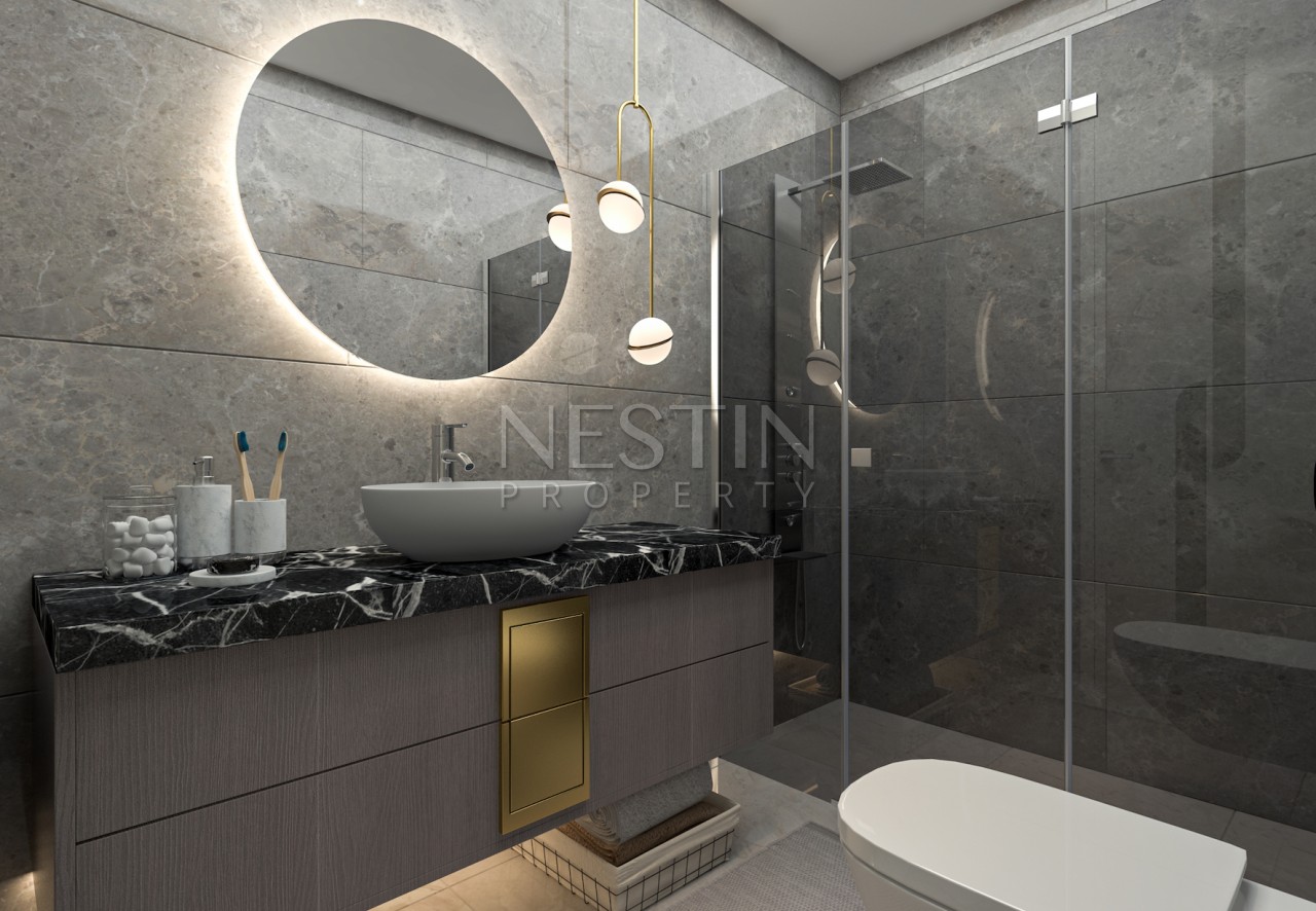 Новый жилой комплекс на стадии строительства в районе Мезитли город Мерсин фото 24