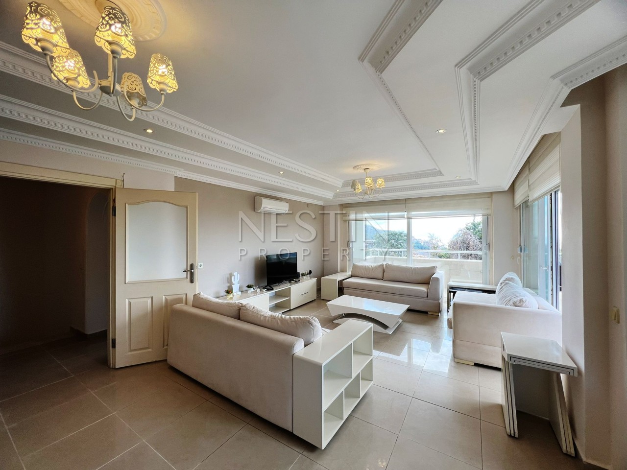 Вилла 3+1 в центре города Аланья в районе Тепе с видом на море фото 5