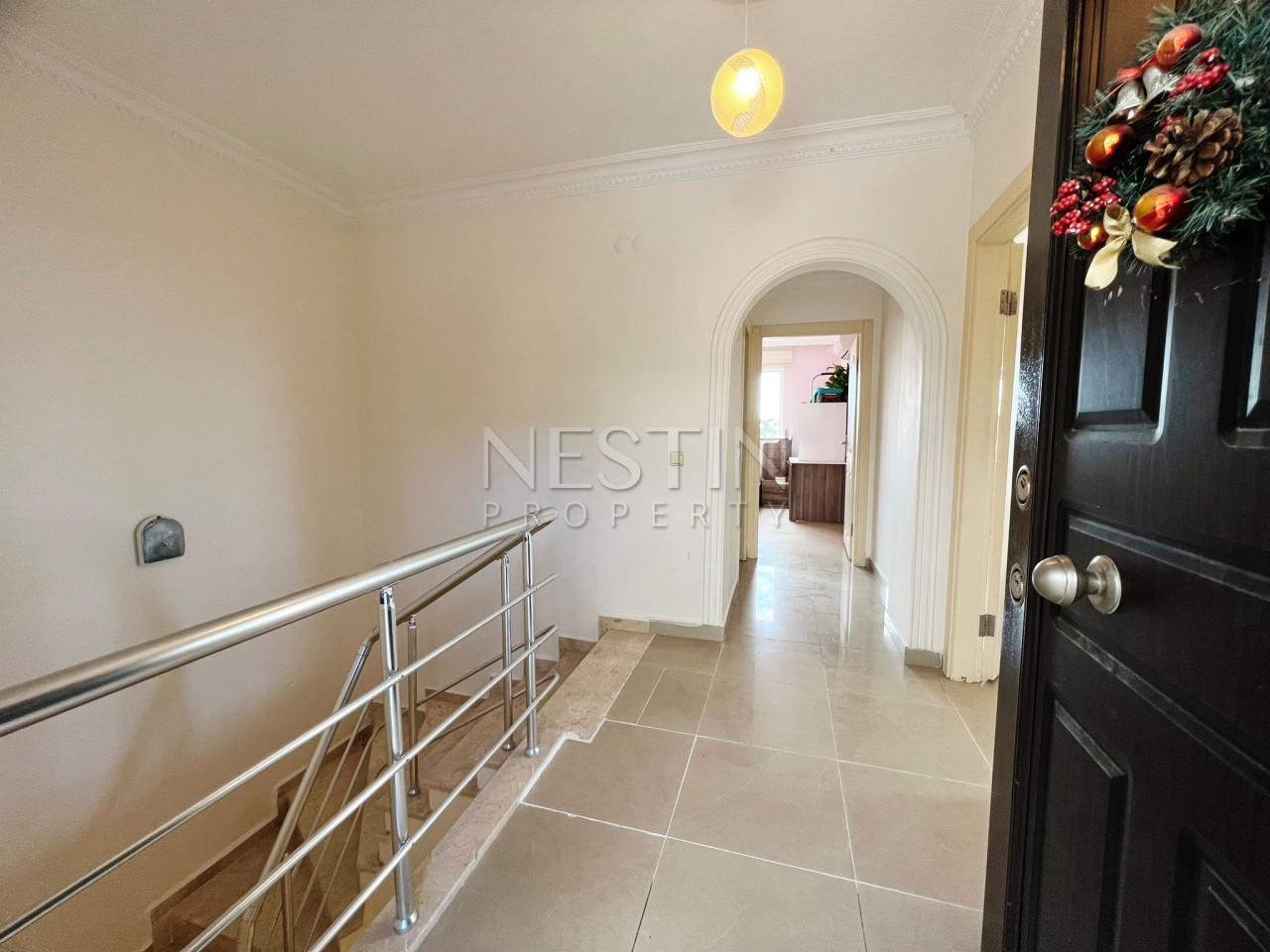 Вилла 3+1 в центре города Аланья в районе Тепе с видом на море фото 12