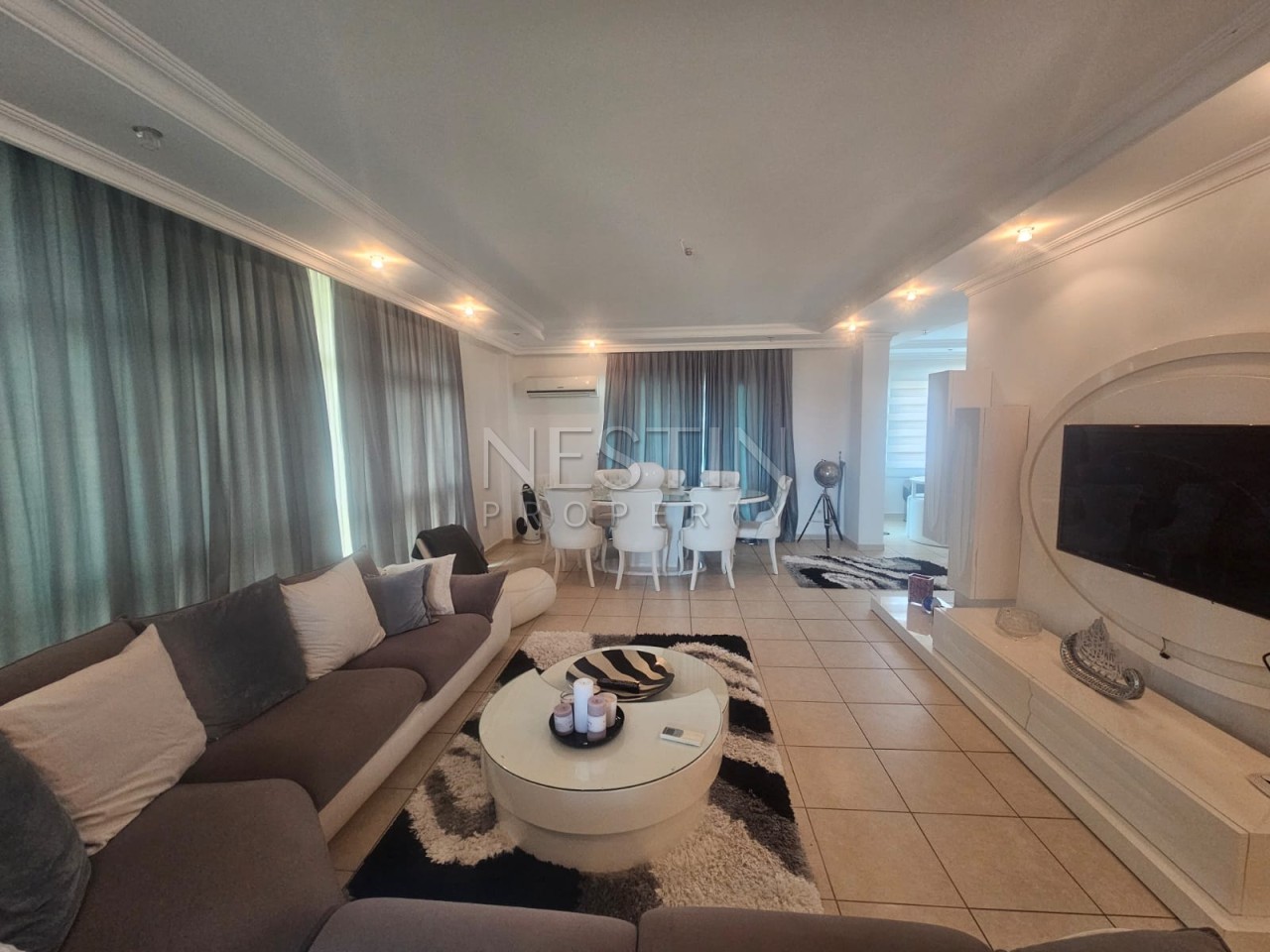 Квартира дуплекс 4+1 в районе Оба в 1500 м от Средиземного моря фото 7