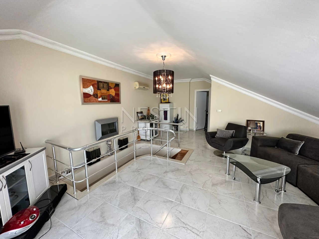 Квартира дуплекс 2+1 в центре города Аланья в 800 м от Средиземного моря фото 10