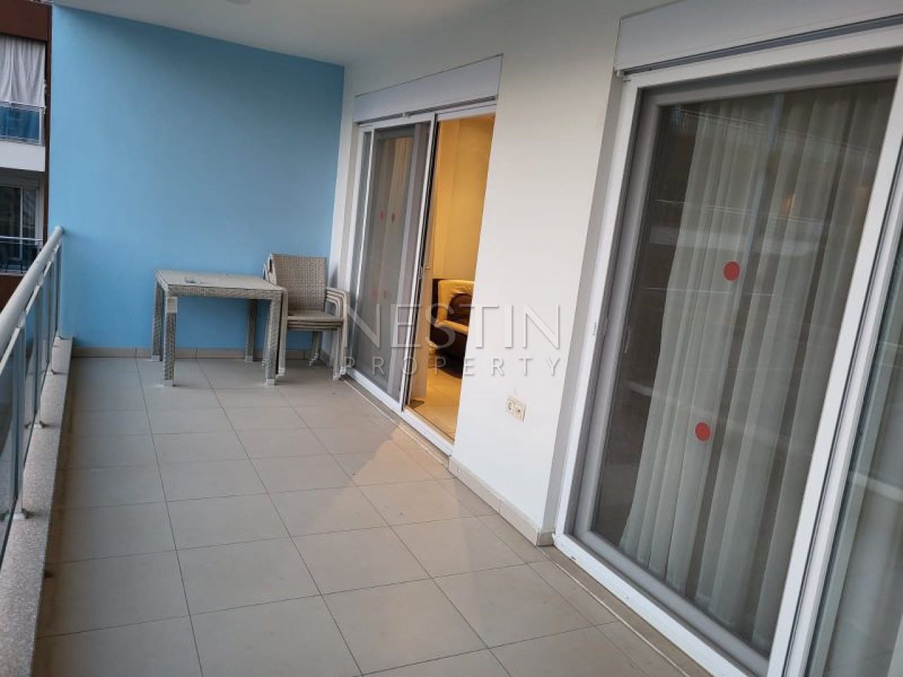 Kвартирa 1+1 с полной инфраструктурой в районе Джикджилли в 900 м от Средиземного моря. фото 8