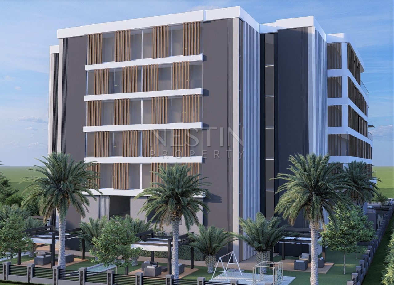 Новый жилой комплекс на стадии строительства в городе Анталья в районе Алтынташ фото 6