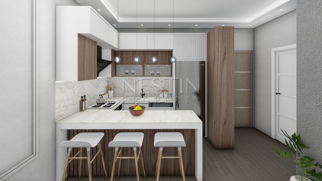 Новый жилой комплекс на стадии строительства в городе Анталья в районе Алтынташ фото 11