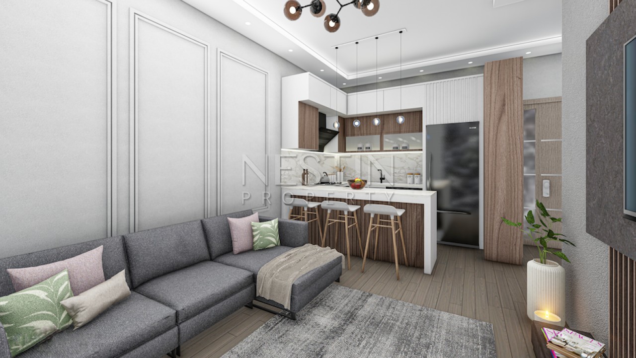 Новый жилой комплекс на стадии строительства в городе Анталья в районе Алтынташ фото 13