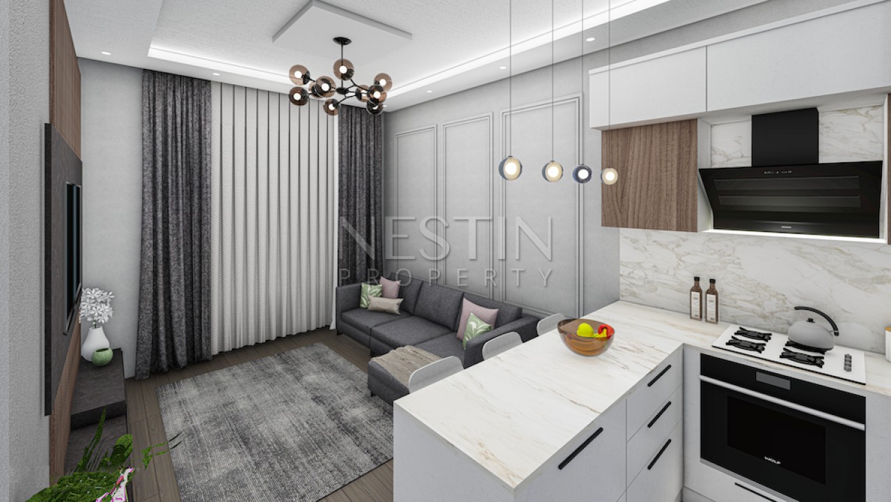 Новый жилой комплекс на стадии строительства в городе Анталья в районе Алтынташ фото 15