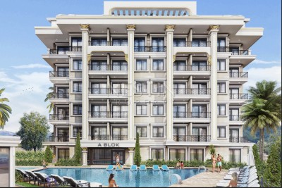 Квартира 1+1 в районе верхней Обы в 2000 м от Средиземного моря фото 1