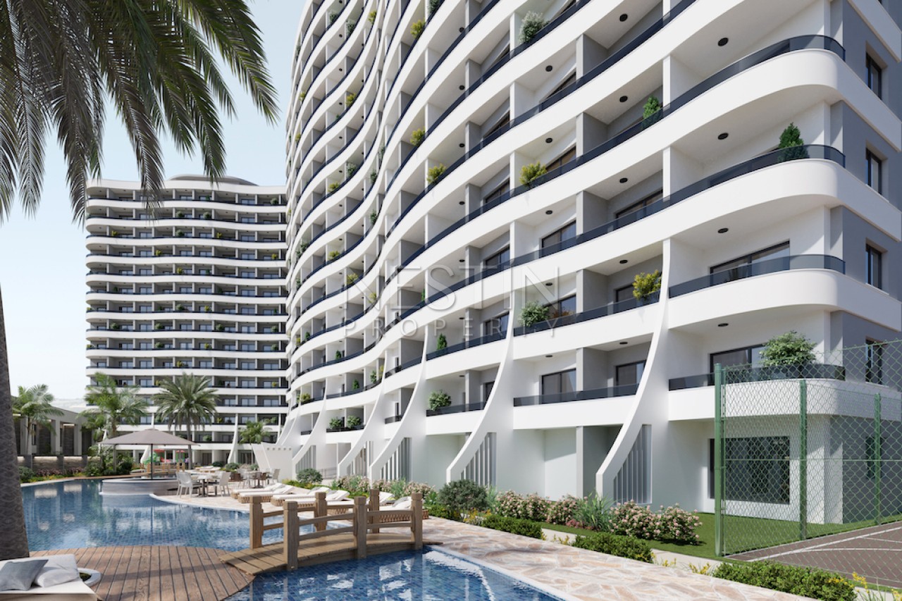 Новый ЖК в городе Мерсин в районе Арпачбахшиш в 300 м от Средиземного моря фото 4