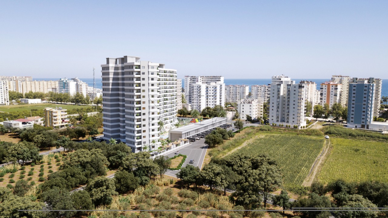 Новый ЖК в городе Мерсин в районе Арпачбахшиш в 300 м от Средиземного моря фото 13
