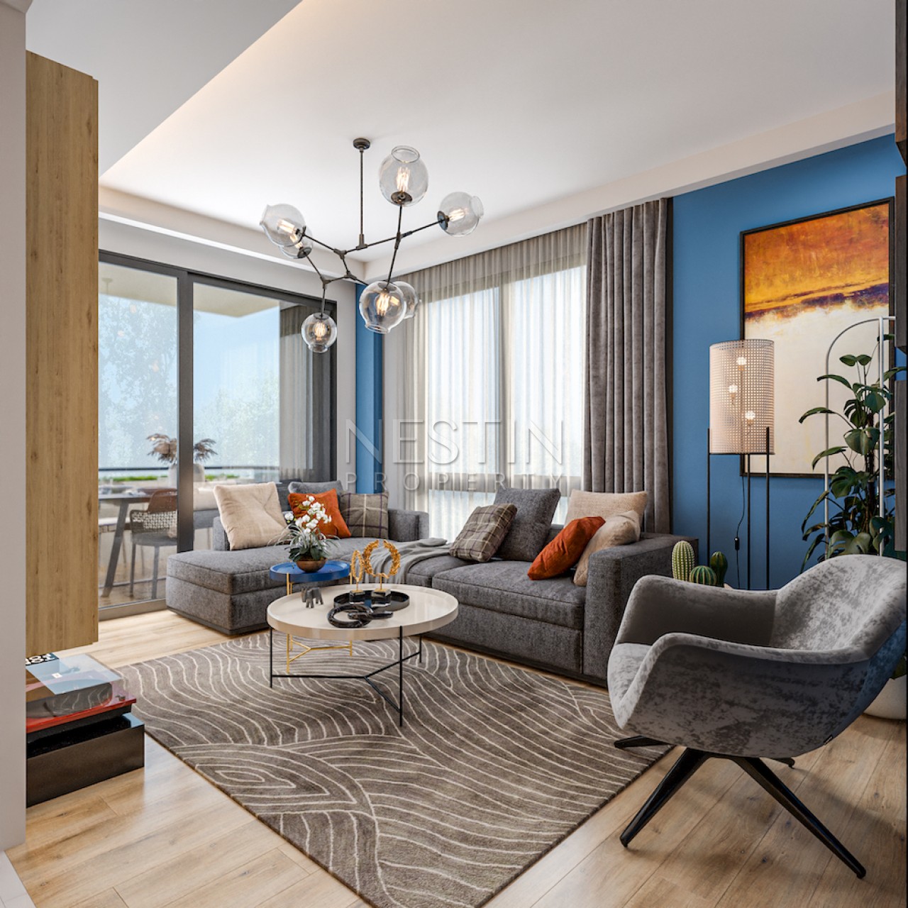 Новый жилой комплекс на стадии строительства в городе Мерсин район Эрдемли фото 14