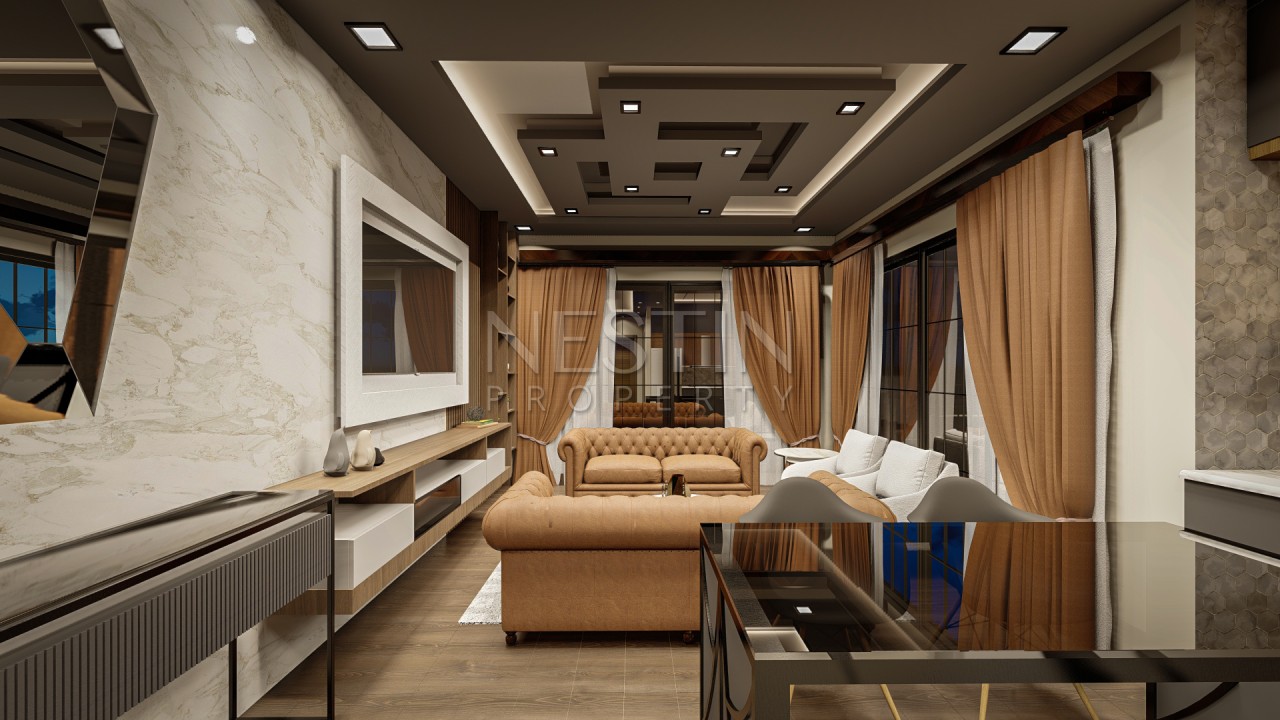 Новый ЖК на стадии строительства в городе Мерсин в районе Томюк фото 40