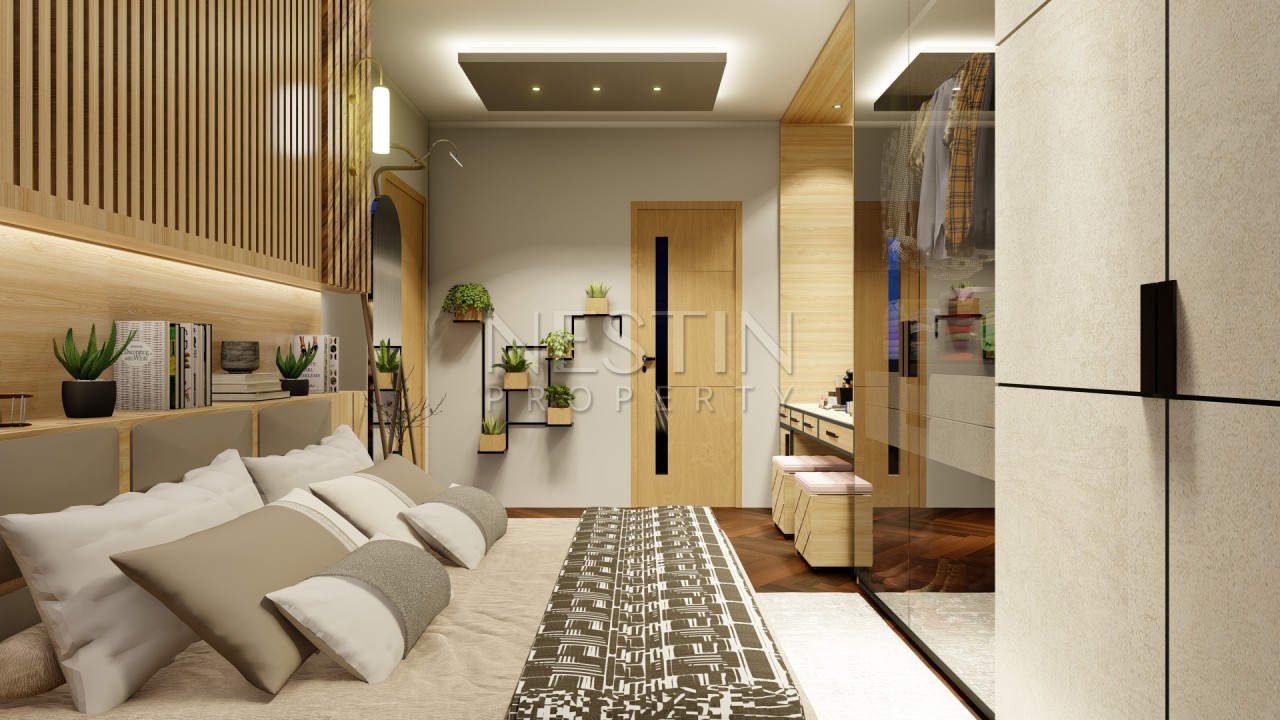 Новый ЖК на стадии строительства в городе Мерсин в районе Томюк фото 45