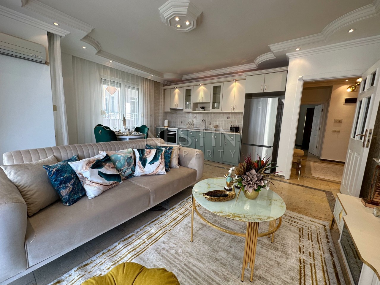 Квартира 2+1 в центре города Аланья в 500 м от Средиземного моря. фото 4