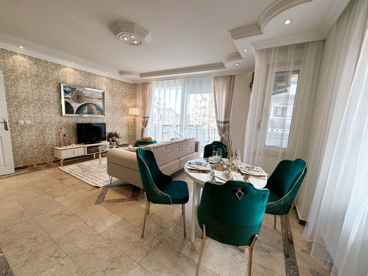 Квартира 2+1 в центре города Аланья в 500 м от Средиземного моря. фото 6