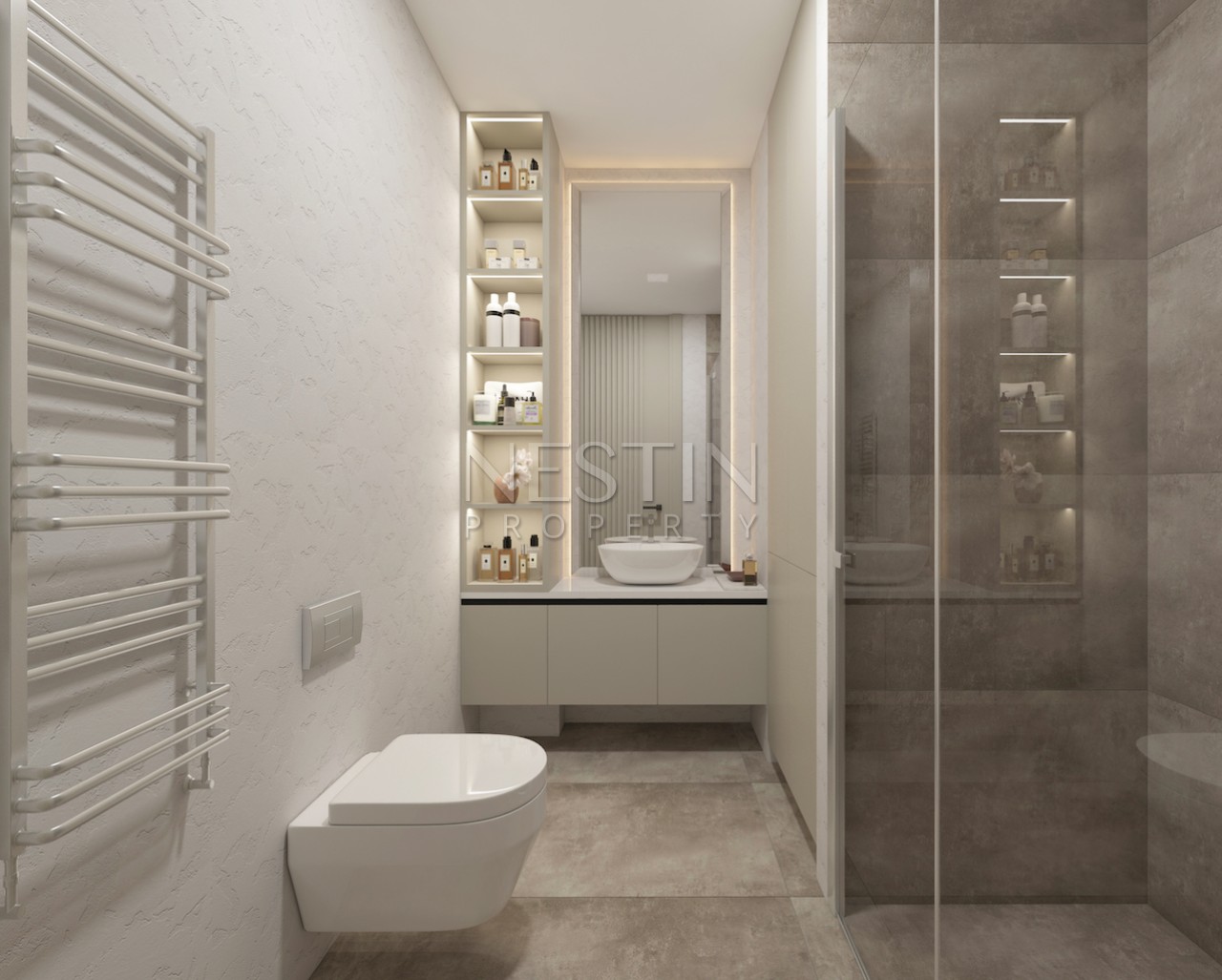 Новый жилой комплекс на стадии строительства в районе Мезитли город Мерсин фото 24