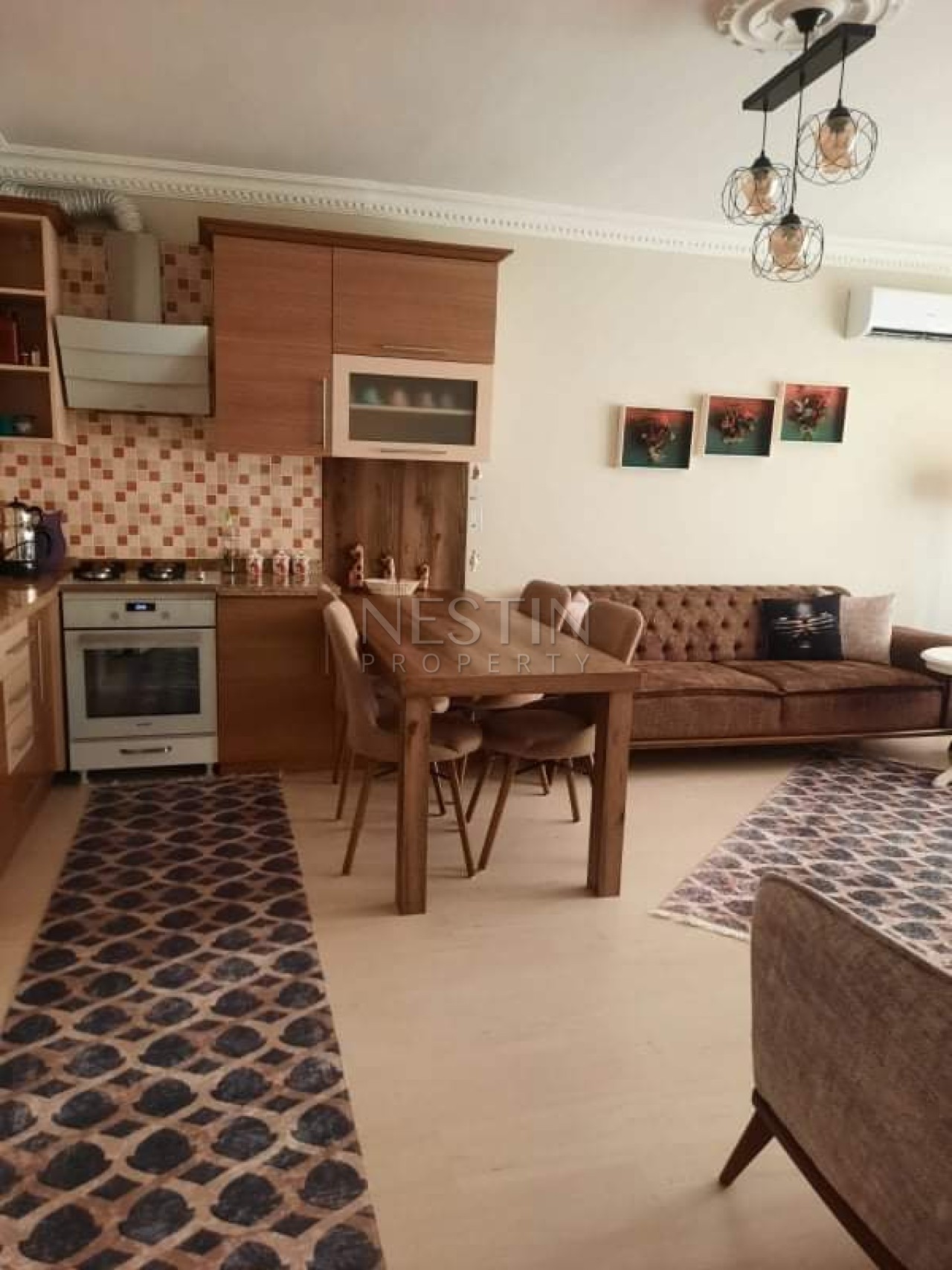 Квартира 2+1 в центре города Аланья в 800 м от Средиземного моря. фото 3