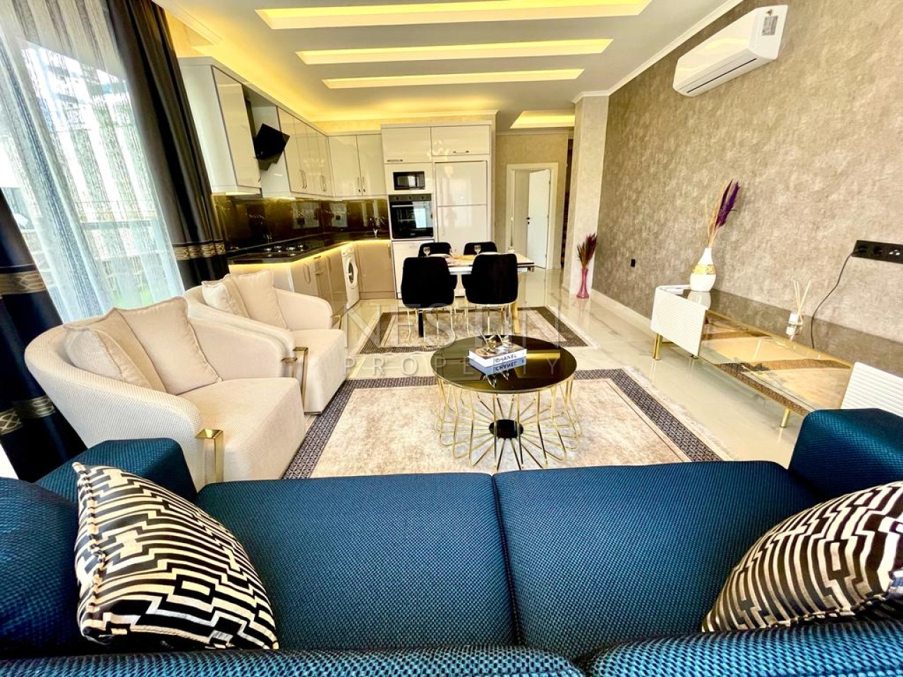 Квартира дуплекс 2+1 в районе Оба в 1200 м от Средиземного моря фото 10