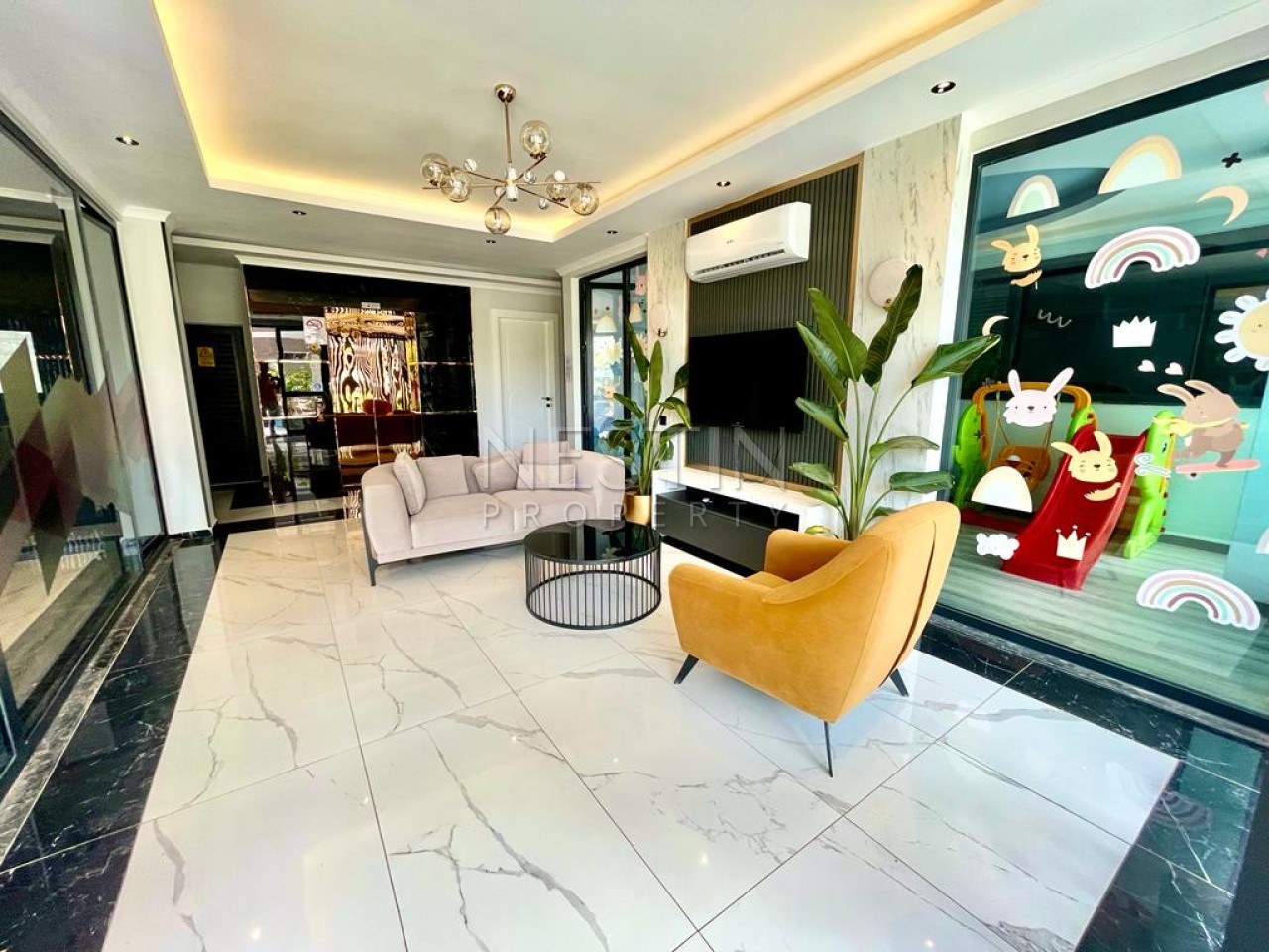 Квартира дуплекс 2+1 в районе Оба в 1200 м от Средиземного моря фото 28