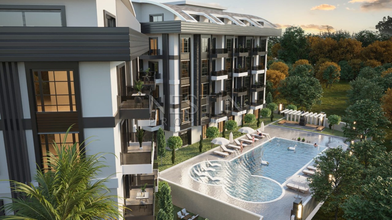 Квартира 1+1 в районе Оба в 1800 м от Средиземного моря фото 5