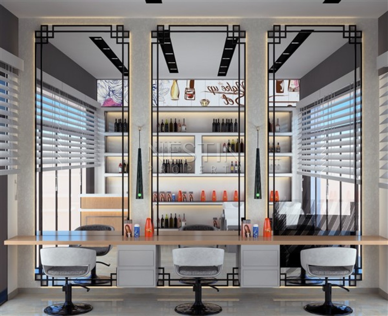 Квартира 1+1 в районе Демирташ в новом ЖК на стадии строительства фото 9