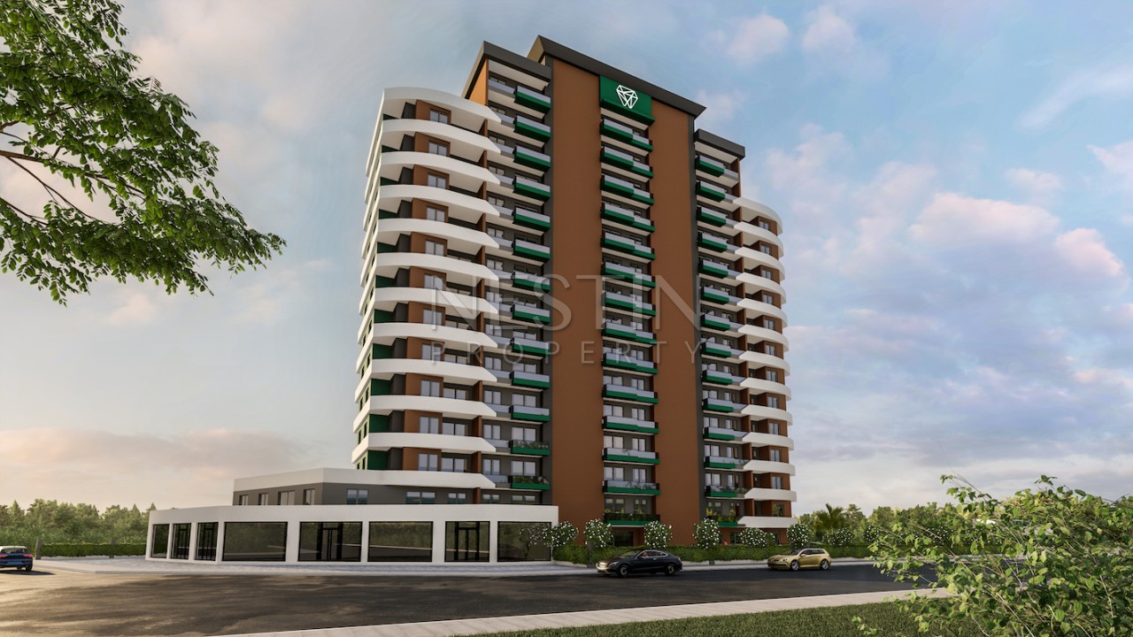 Новый проект на стадии строительства в районе Мезитли город Мерсин фото 5